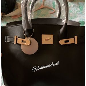 Leather black Bag